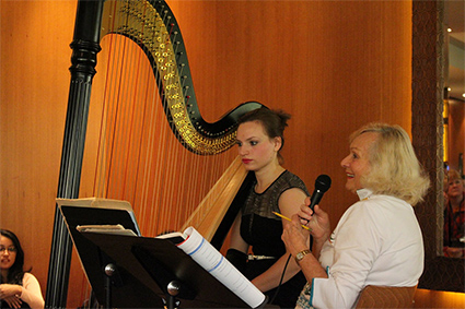 Masterclass van Susann MacDonald tijdens het 12e World Harp Congress in Sydney, Australie in juli 2014